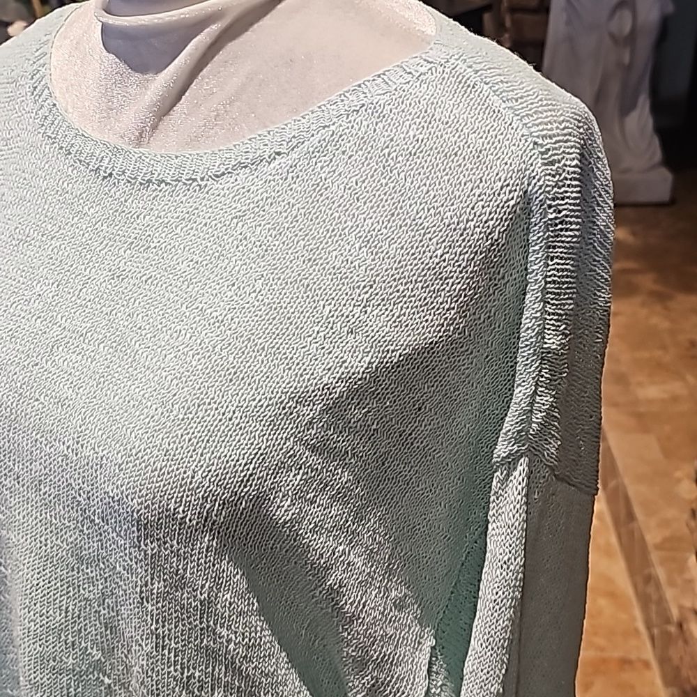 Chicos Mint Green Light Weight Pullover Sweater S… - image 3